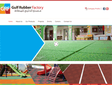 Tablet Screenshot of gulfrubber-bh.com